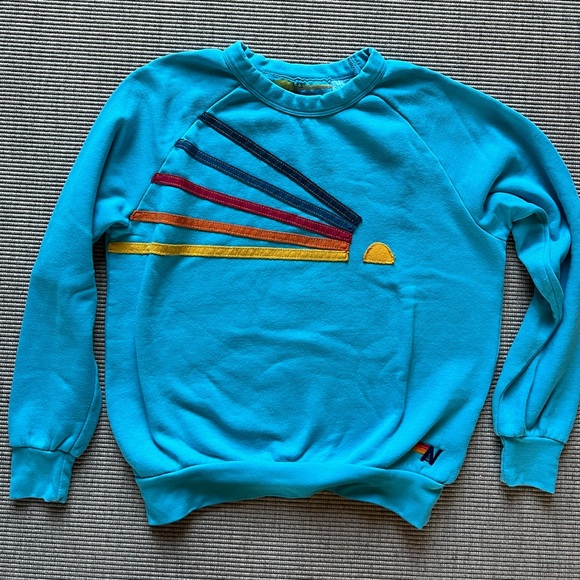 Aviator Nation Tops - Aviator Nation Daydream sweatshirt. Size XS in neon Blue .